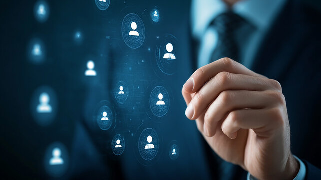 HR manager designing data-driven strategies to attract top talent for business expansion.