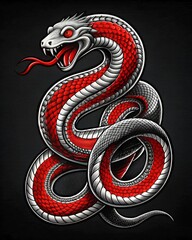 Obraz premium The Year of the Snake sign