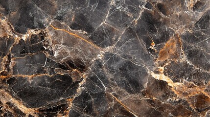 Luxurious Dark Marble Texture with Gold Veins for Elegant Designs