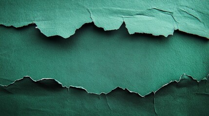 Fototapeta premium Green paper texture background.