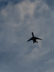 Plane in the sky
