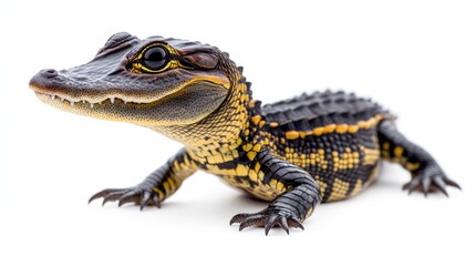 Obraz premium Close-Up of a Baby Alligator