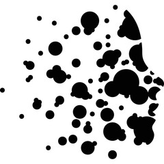 Simple vector icon head