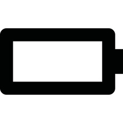 Simple vector icon battery