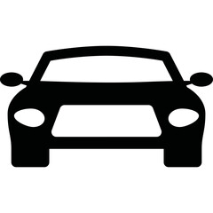 Simple vector icon car