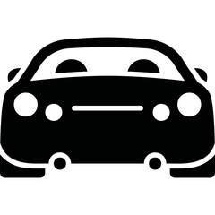 Simple vector icon car