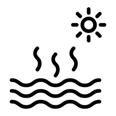 Global Warming Line Icon