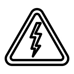 Lighting Bolt  line icon