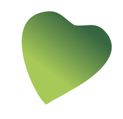 Green heart representing Irish culture and love for St. Patrick's Day