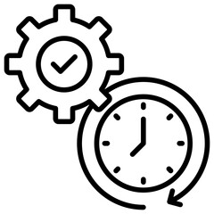 Discipline Outline Icon