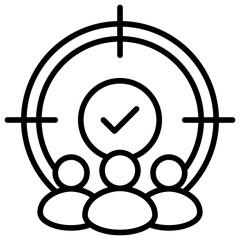 Target Outline Icon
