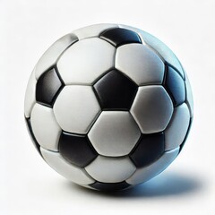 Soccer ball, Football, isolated on white background, full depth of field
