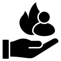 Motivation Glyph Icon