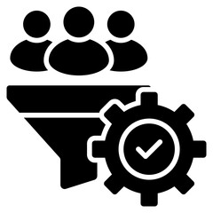 Recruitment Glyph Icon