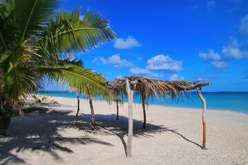 Fayaoue beach on the coast of Ouvea lagoon, Mouli and Ouvea Islands, Loyalty Islands, New Caledonia