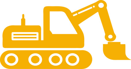 Excavator icon, logo