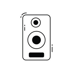 Fototapeta premium Speaker vector icon