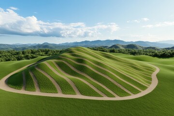 Fototapeta premium Geoscience Environmental Planning: Innovative Strategies for Successful Restoration Projects