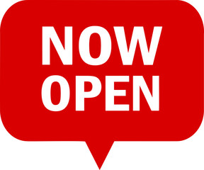 Now open button banner