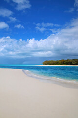 Channel between Ouvea and Mouli Islands flowing into Ouvea Lagoon, Loyalty Islands, New Caledonia