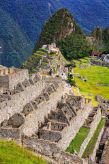 Inca citadel Machu Picchu in Peru
