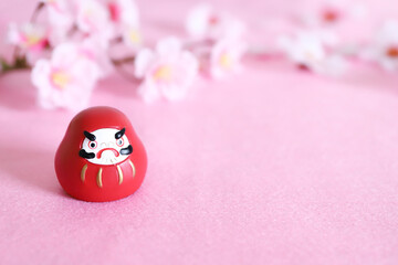 だるまと桜