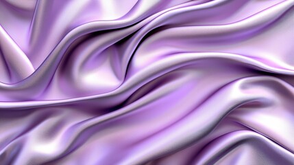 Closeup view of elegant satin fabric in pink and lavender