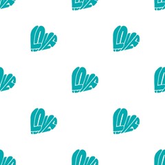 Love image, heart shape, seamless pattern design Illustrations used for Valentine's Day or other festivals On a colorful background