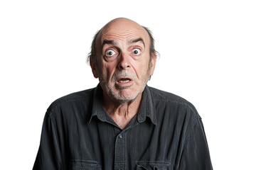 Obraz premium Photograph of a man with a shocked expression