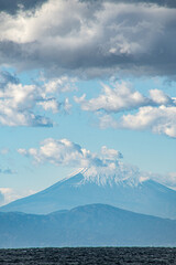 三浦半島から見る富士山