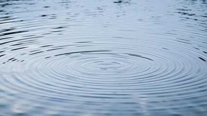 Ripples of a gentle wave creating mesmerizing patterns on the surface of a calm lake, serene