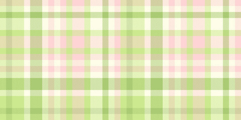 Commerce tartan background fabric, expensive plaid vector seamless. Basic check texture textile pattern in light and lime colors.
