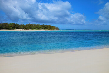 Channel between Ouvea and Mouli Islands flowing into Ouvea Lagoon, Loyalty Islands, New Caledonia