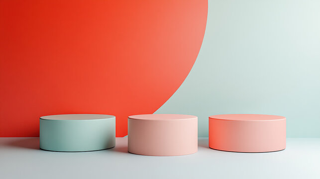 A minimalist space background scene with gradient colors, subtle textures, and soft shadows, perfect for modern design projects to create a clean, sophisticated aesthetic for digital art.