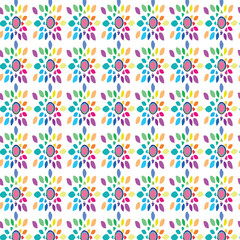 seamless pattern with flowers