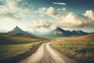 Obraz premium Col de l'Iseran landscape: french alps in Vanoise, Haut Savoie, France 