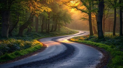 Obraz premium Nature, a boundless tapestry of life, unfolds in myriad forms, captivating our senses and nourishing our souls. Towering trees stretch skyward, their emerald canopies whispering secrets to the breeze.