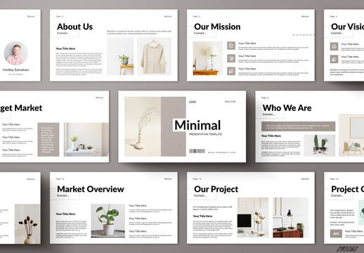 Clean Minimal Presentation Layout