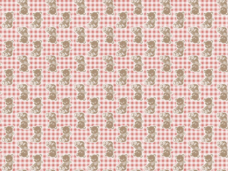 Christmas Teddy bear pattern