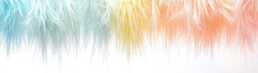 Fototapeta premium Colorful feathers background, closeup of iridescent plumage texture and vibrant avian detail