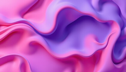 Obraz premium Abstract Pink and Purple Fluid Wave Design