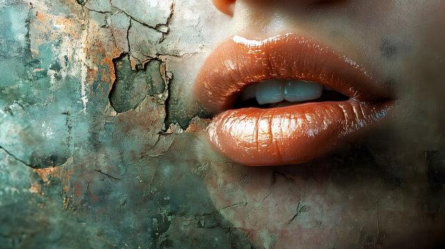 Close-up of lips.