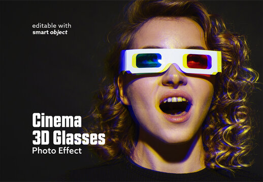 Cinema 3D Glasses Effect