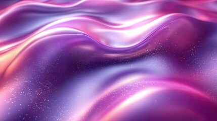 Colorful undulating fabric creates a mesmerizing visual effect in a soft, abstract presentation