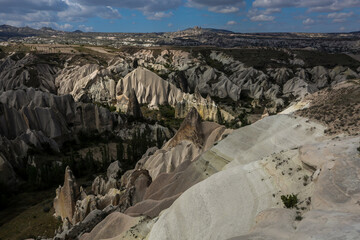 Cappadocia is a semi-desert region in central Turkey. It is famous for its fairy chimneys - tall...