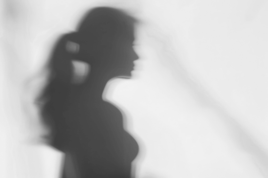 PNG  Silhouette shadow woman profile art