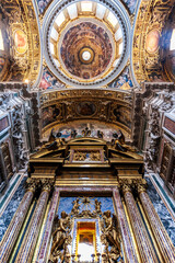 Obraz premium Rome, Italy, July 22 2017, Discovering Borghese Chapel's Beauty in Santa Maria Maggiore