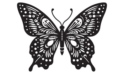 Butterfly illustration featuring a colorful and detailed design on a white background showcasing nature and beauty