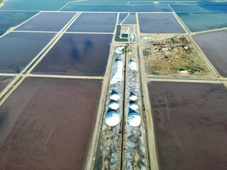 Salt winning Bonaire, drone