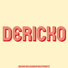 luxury modern font alphabet vector set